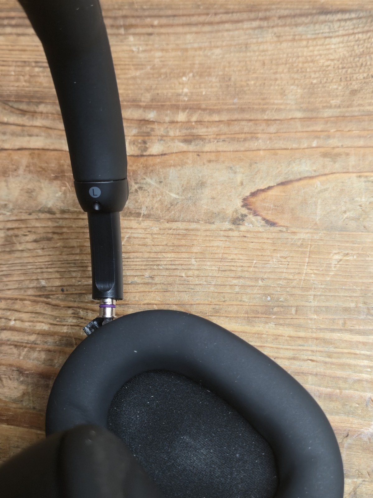 Sony WH-1000XM5 Wireless Noise Canceling Headphones Black Left Side Broke