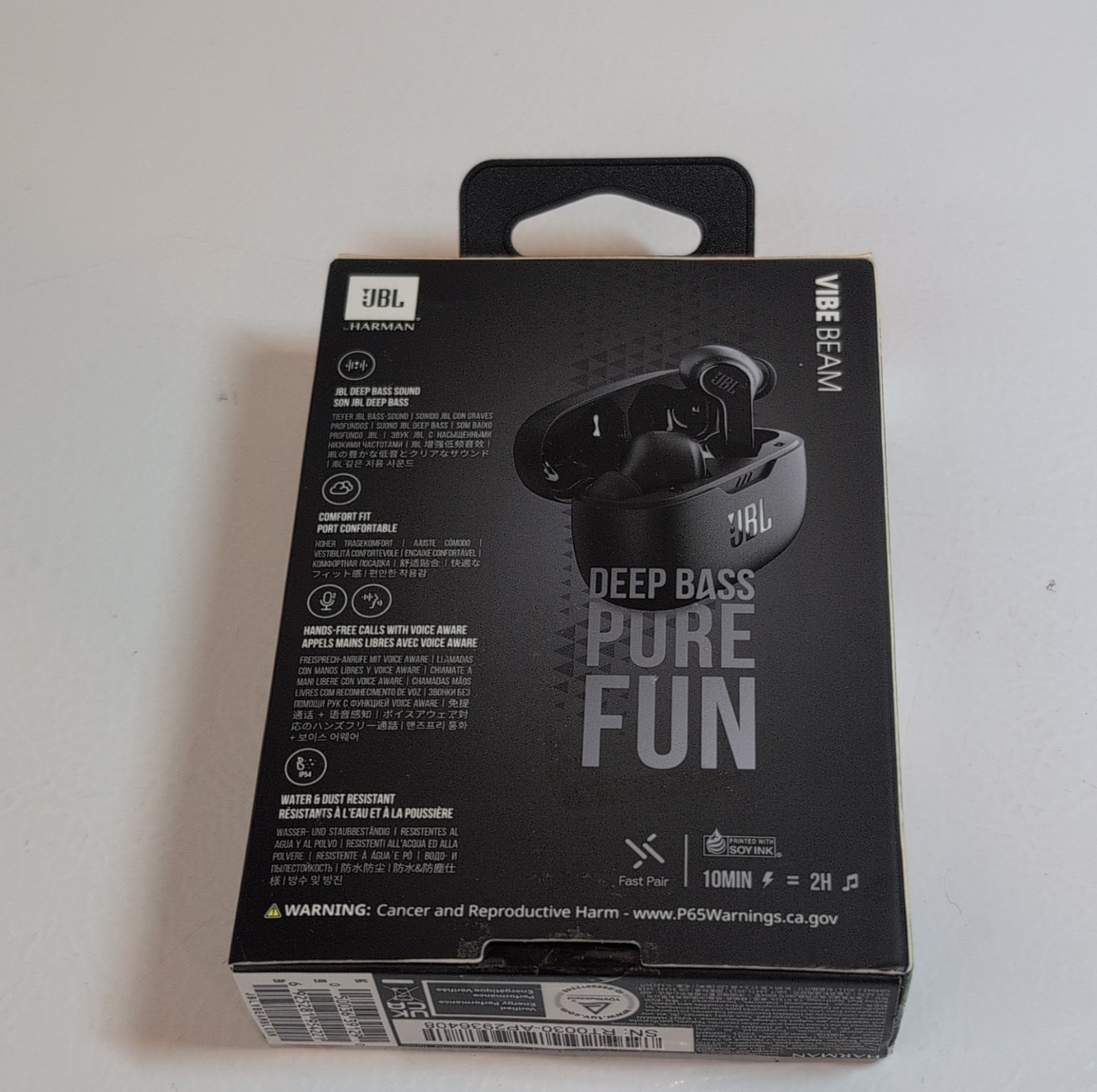 JBL Vibe Beam True Wireless Earbuds Bluetooth – Black