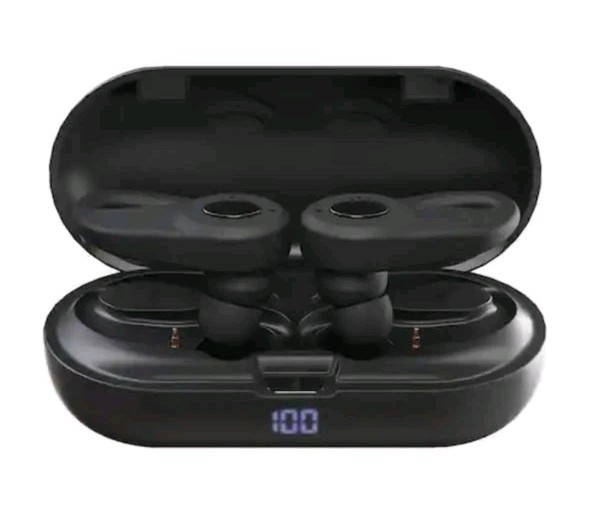 Noise Cancelling Bluetooth In-Ear Earbuds by TrueWireless/Black/Free Shipping