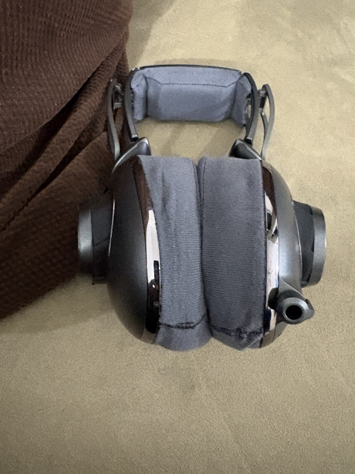 Blue Mix-Fi Powered Headphones with Built-in Audiophile. No Cable Tested