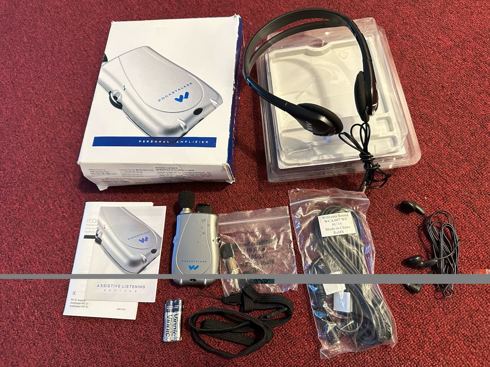 Williams Sound PockeTalker Ultra Personal Amplifier PKT D1