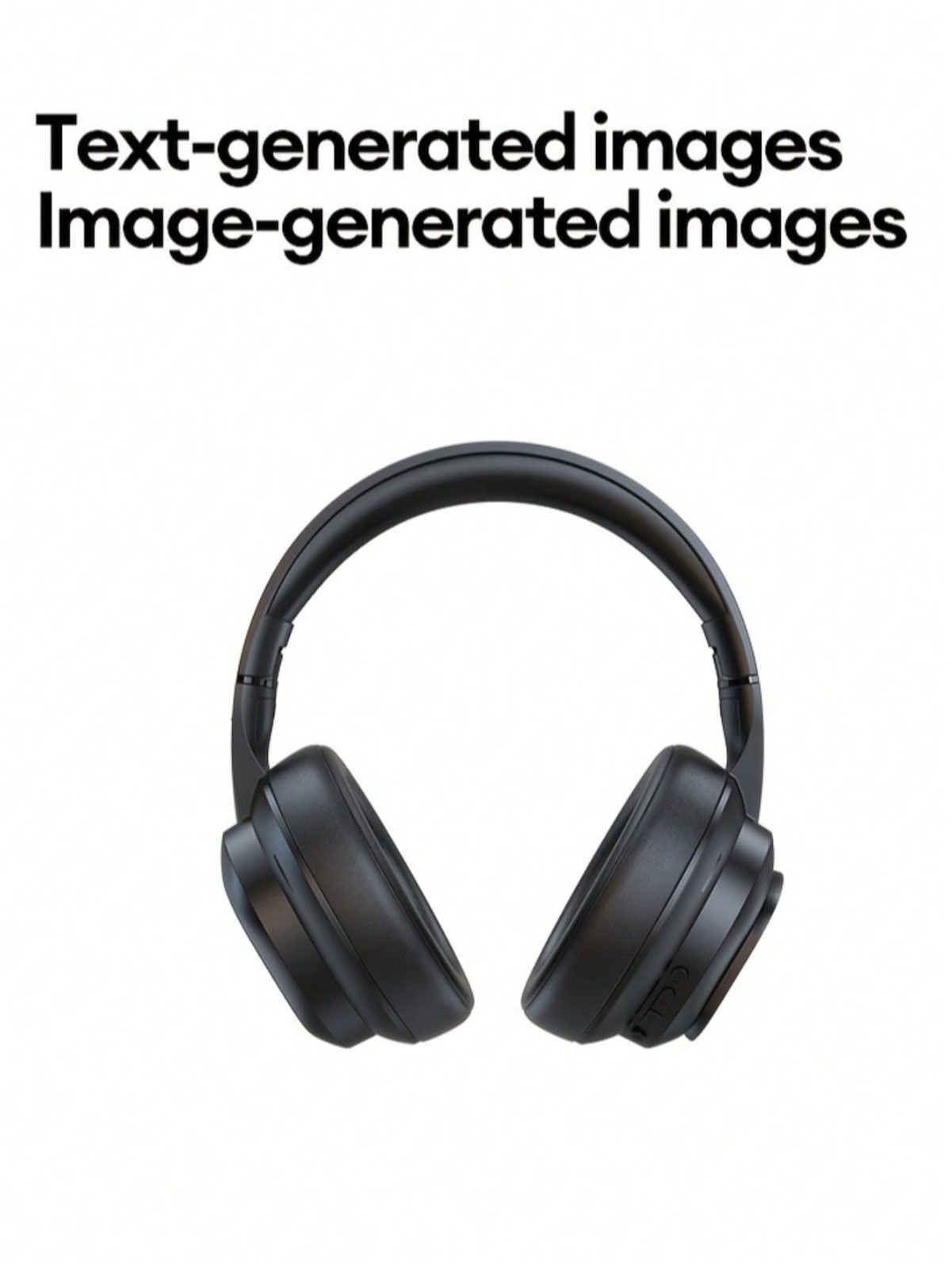 AI Translation Wireless Headphones With LCD Touch Screen 115 Languages Foldable