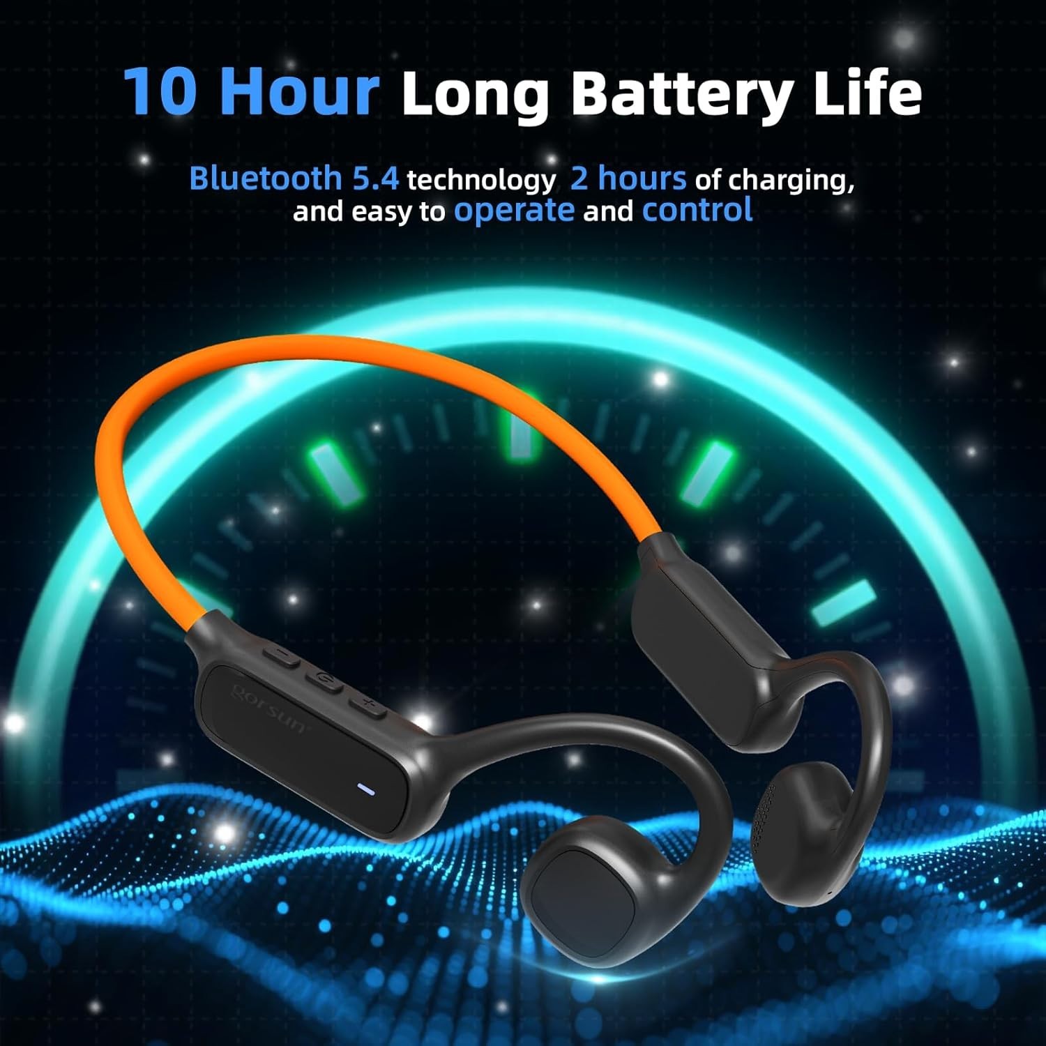 Comfortable Open Ear Air Conduction Headphones – Perfect for Cycling and Running