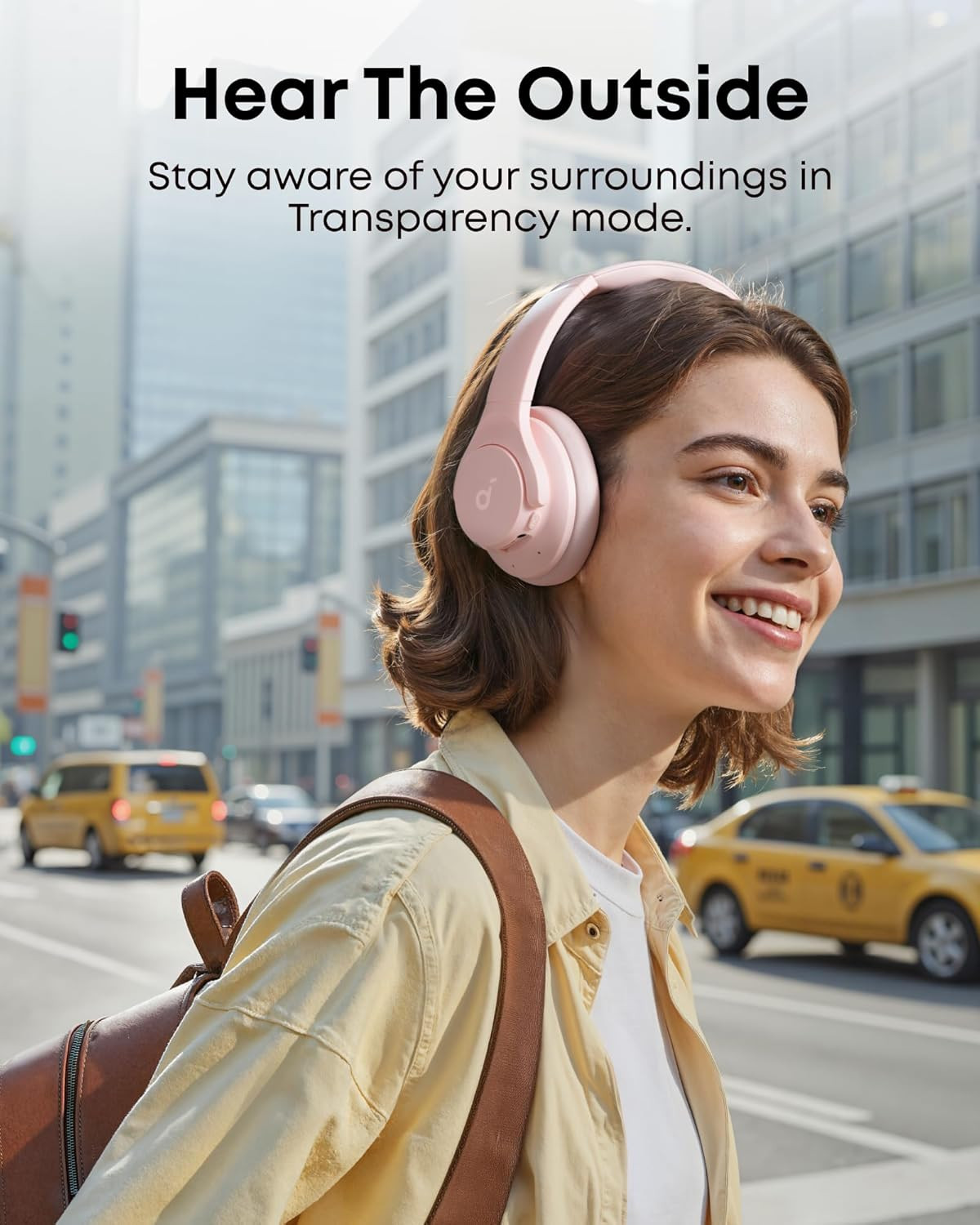 Soundcore by Anker Q20i Hybrid Active Noise Cancelling Headphones, Wireless Over