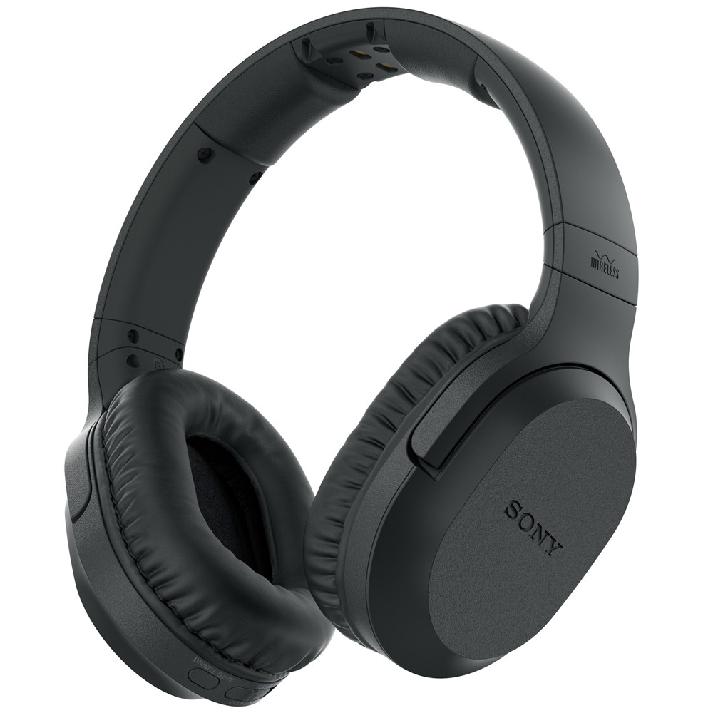 Sony Wireless Home Theater Headphones Black with Audio Essentials & Warranty