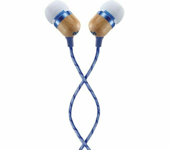 House of Marley Wired In-ear Headphone, Smile Jamaica Denim