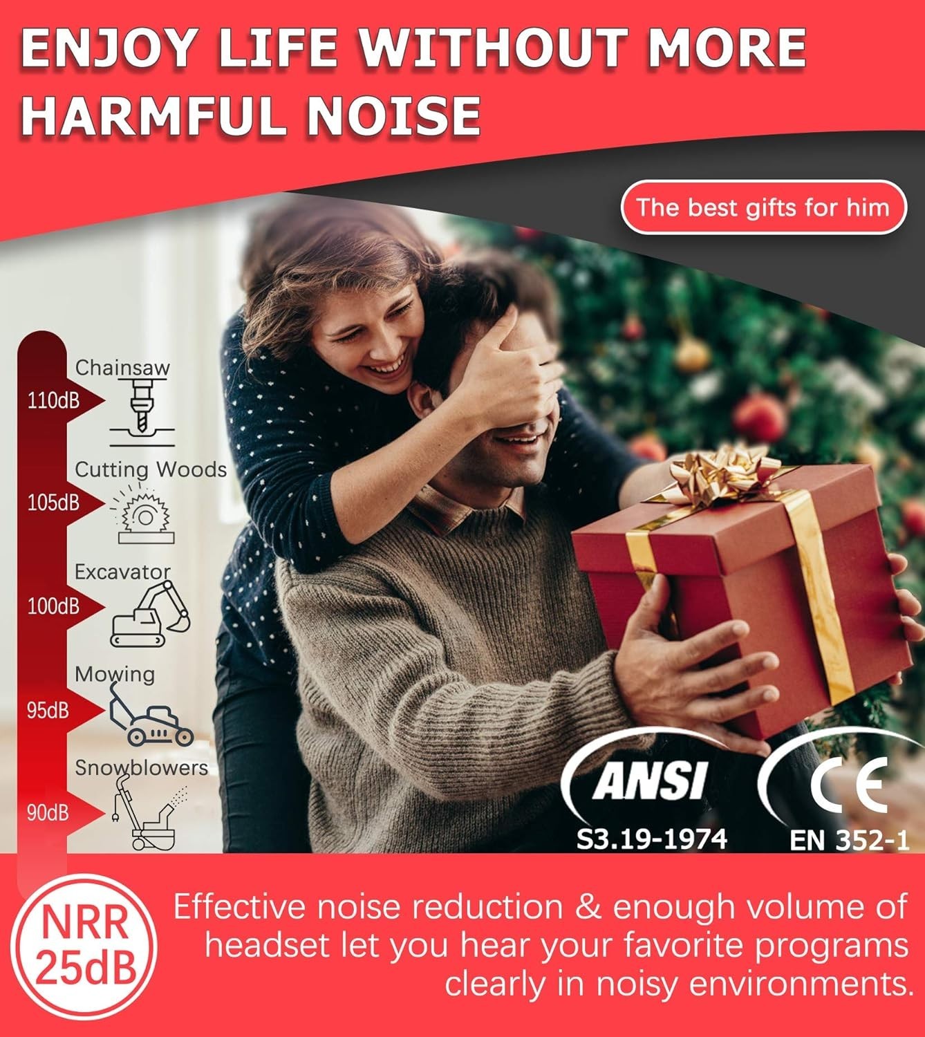 Bluetooth Hearing Protection with 1500mAh Battery – Ideal for Mowing & Workshops