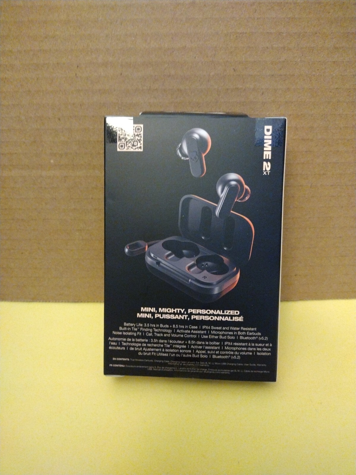 Skullcandy Dime XT 2 True Wireless Earbuds – Black (S2DBW-Q740)