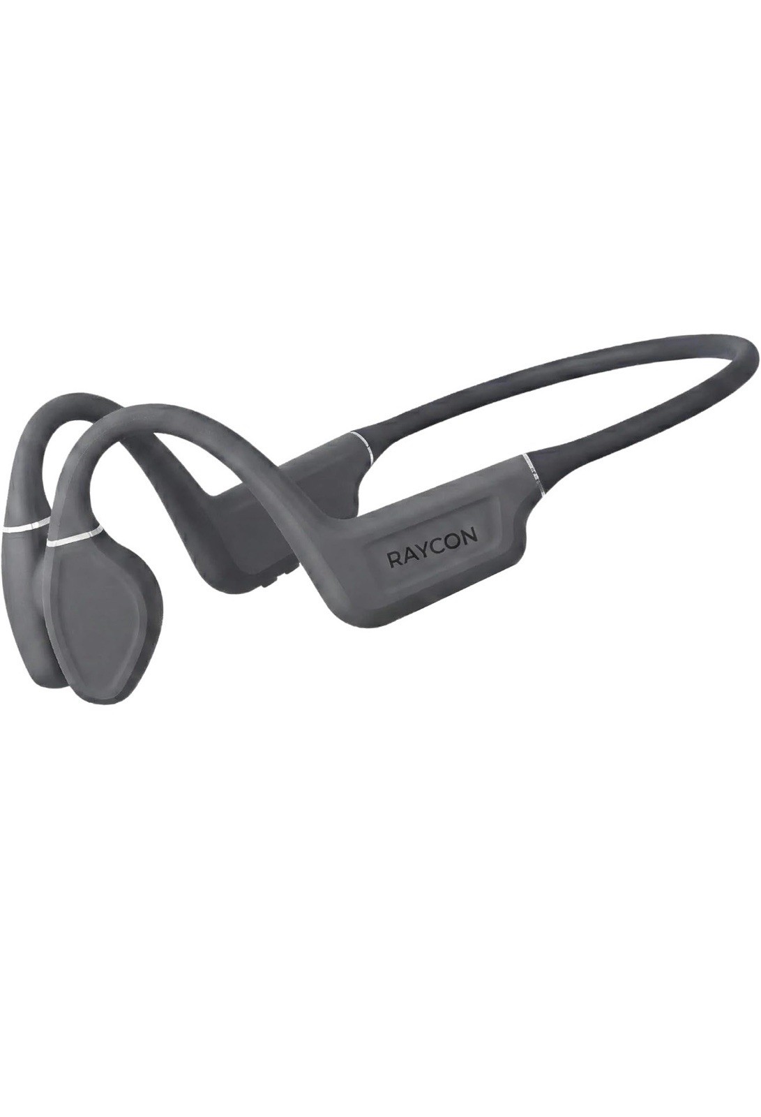 Raycon Bone Conduction Headphones Bluetooth Open Ear Running Gray – Open Box New
