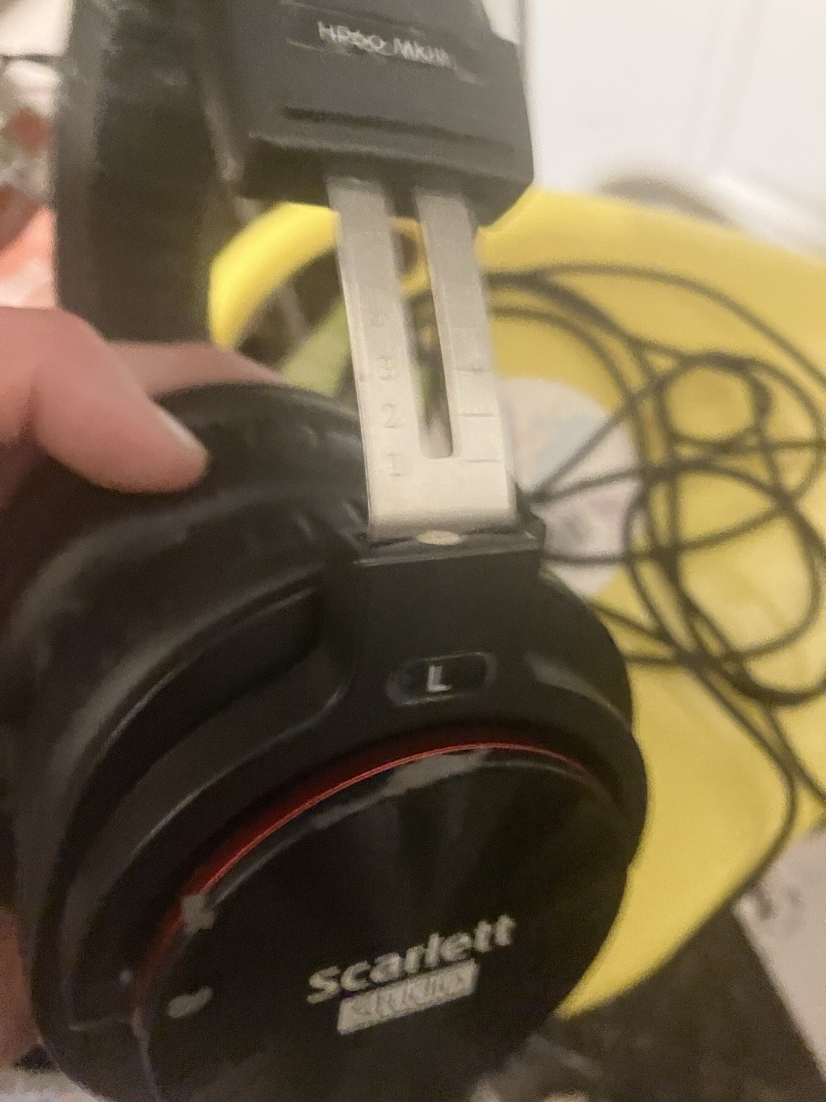Scarlett Brand HP60 MkIII Studio Edition Headphones Dual Plug Head Option Set