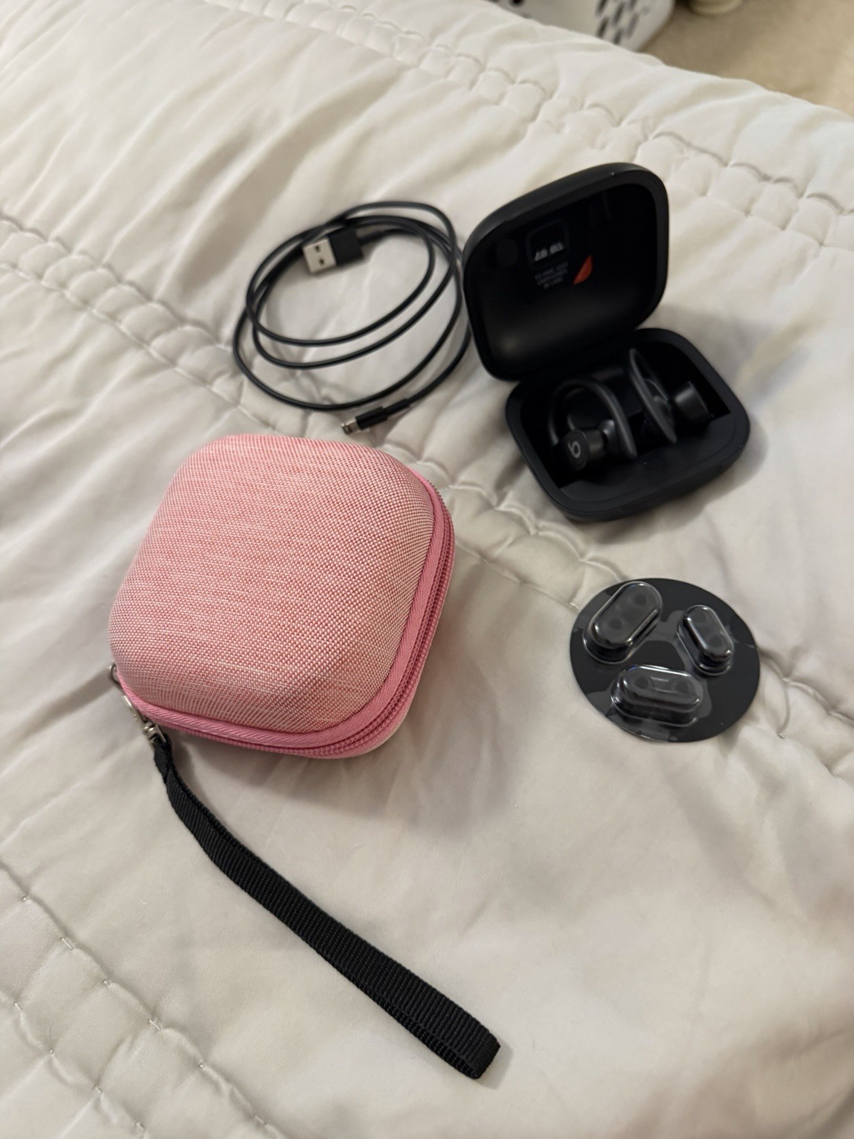 Beats by Dr. Dre Powerbeats Pro In Ear Wireless Headphones – Black (plus case)