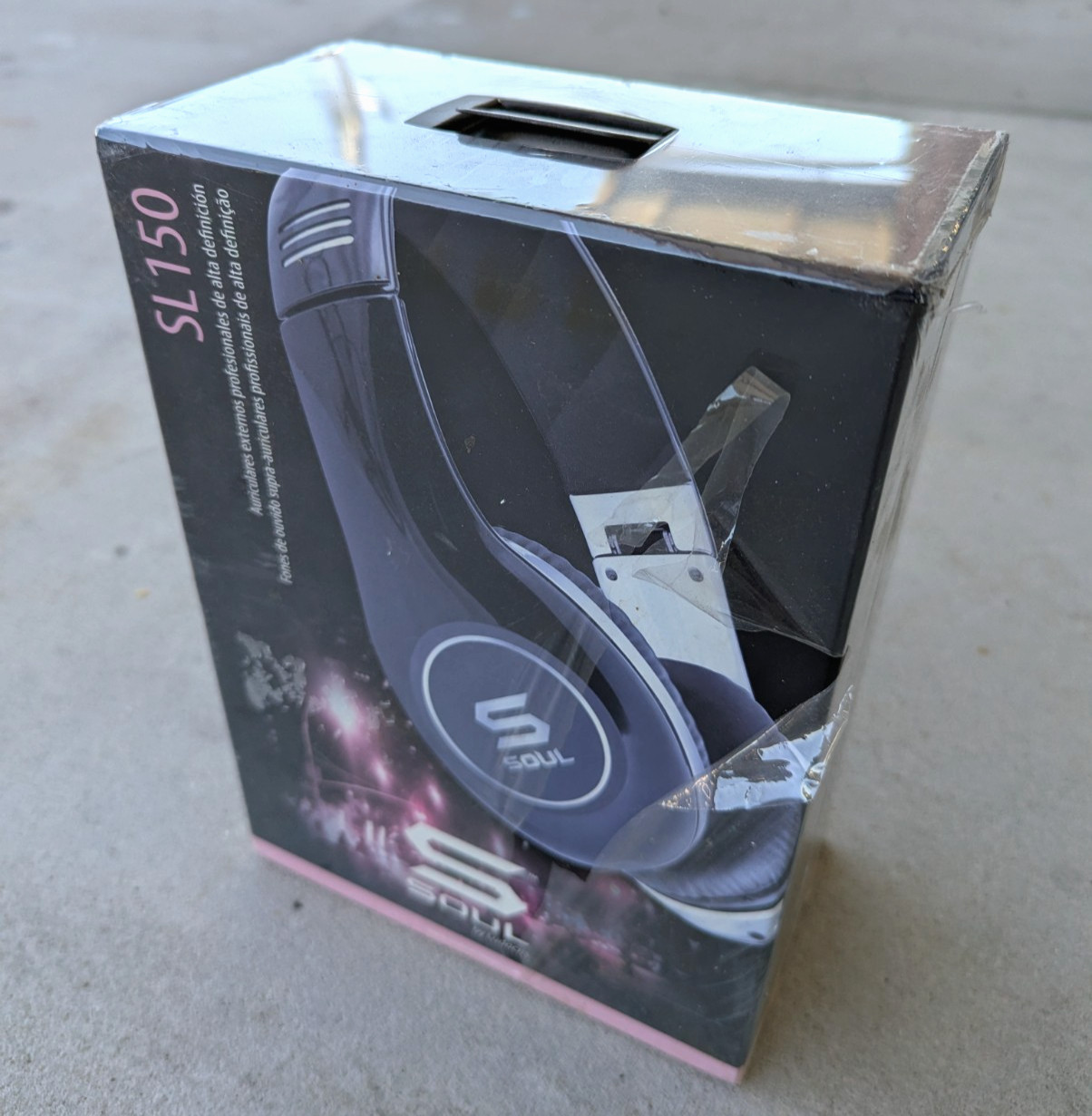 SOUL SL150 by Ludacris On-Ear Headphones Black Silver NEW Sealed