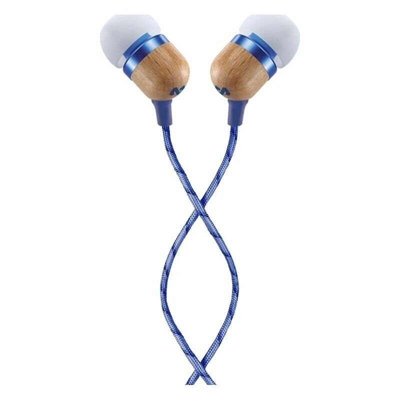 House of Marley Wired In-ear Headphone, Smile Jamaica Denim