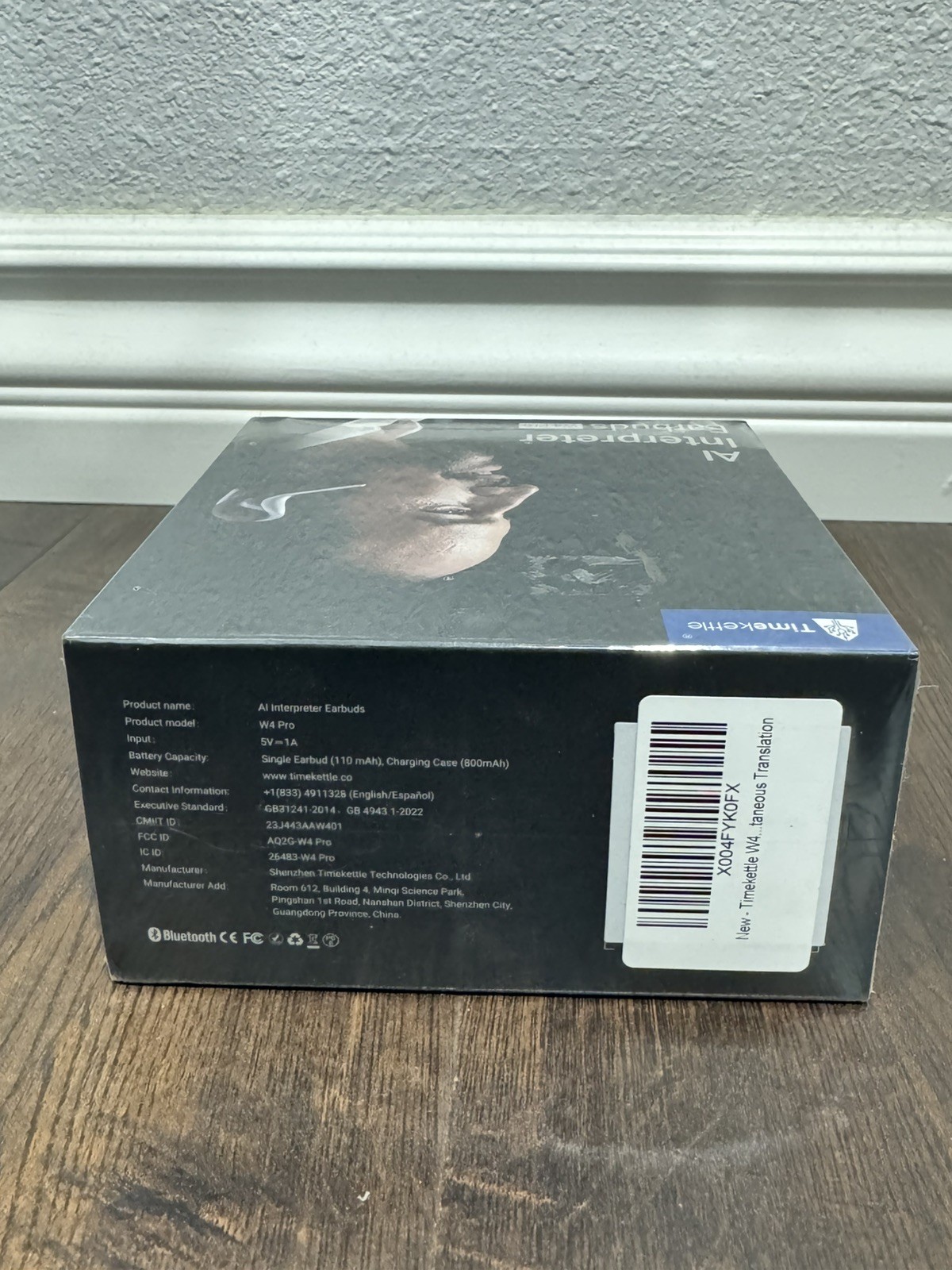 Timekettle W4 Pro AI Interpreter Earbuds, Bidirection Simultaneous Translation