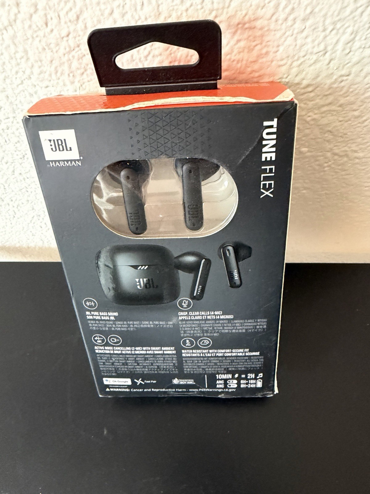 JBL TUNE Flex True Wireless Pure BASS/ZERO NC Earbuds FACTORY SEALED- Black