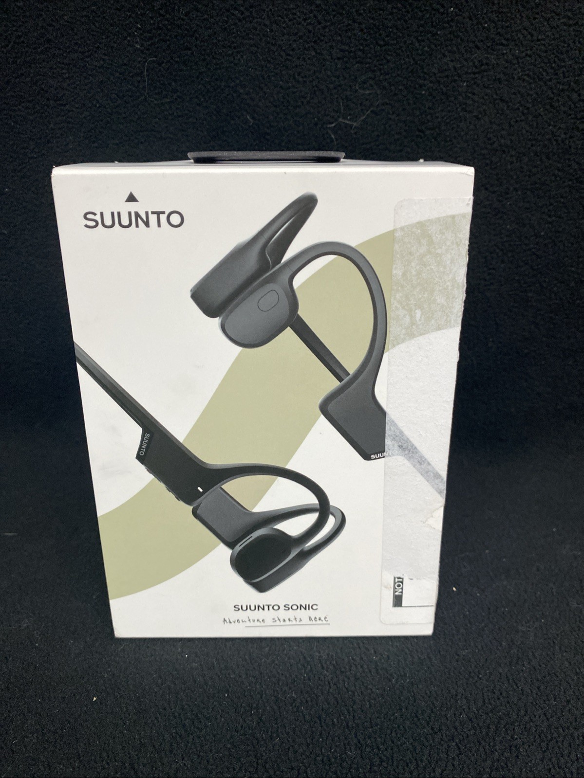 NEW! Suunto Sonic Black Open-Ear Bone Conduction Lightweight Sport Headphones