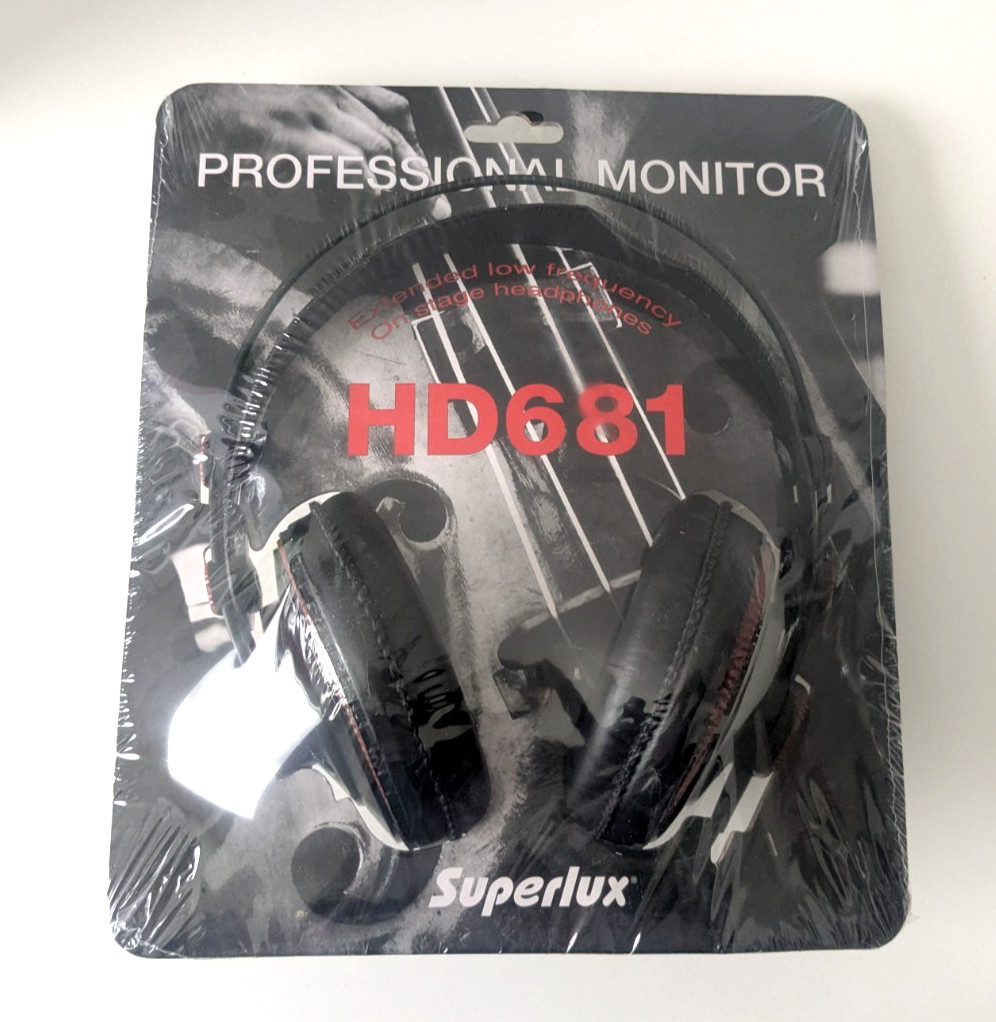 Superlux HD681 Dynamic Semi-Open Headphones *NEW, see description*