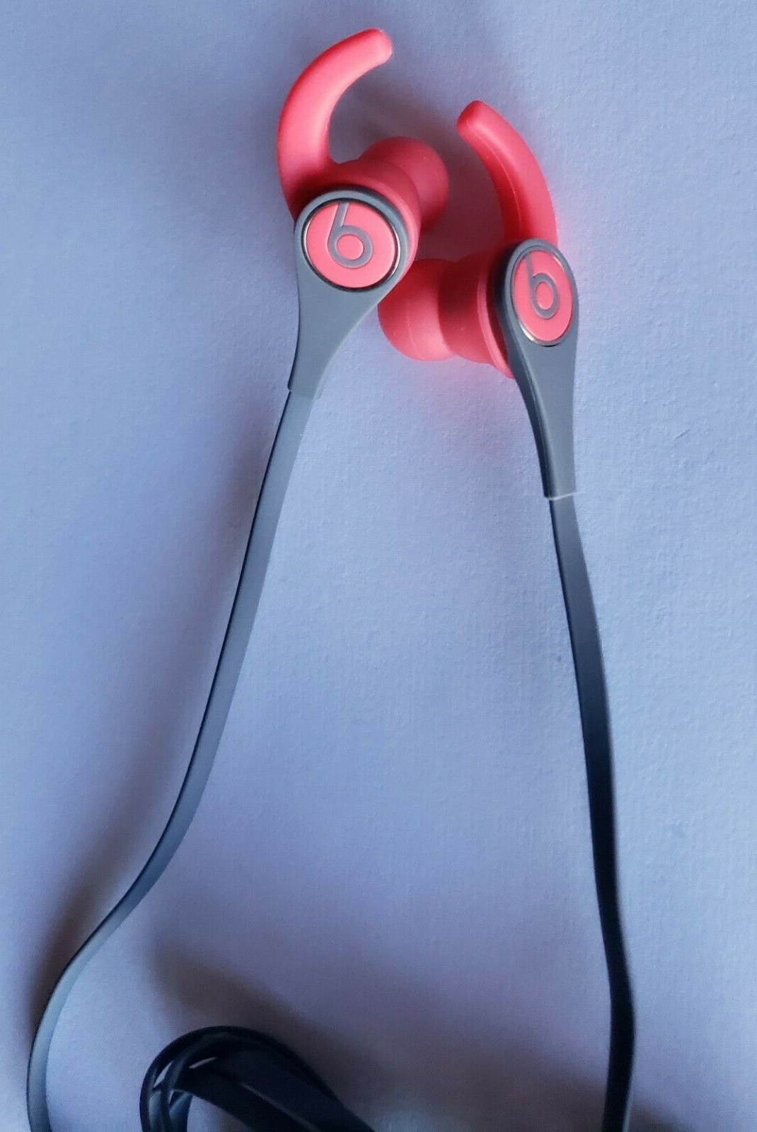 OEM SIREN RED Dre Beats Tour2 In-Ear Headphones with AUDIO ISSUE – Read Details
