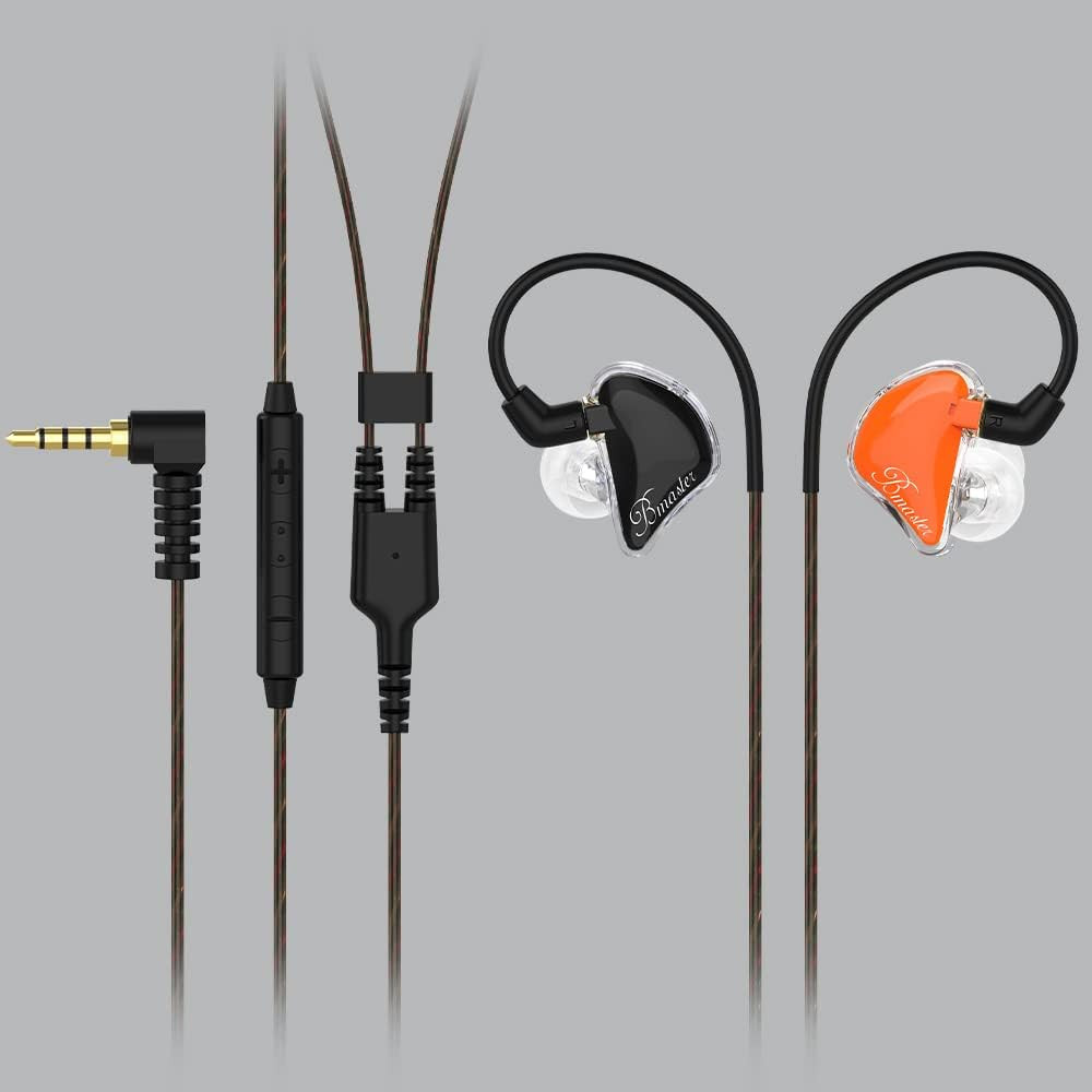 In-Ear Monitors, Bmaster Triple Driver Hifi Stereo Noise-Isolating with Enhanced