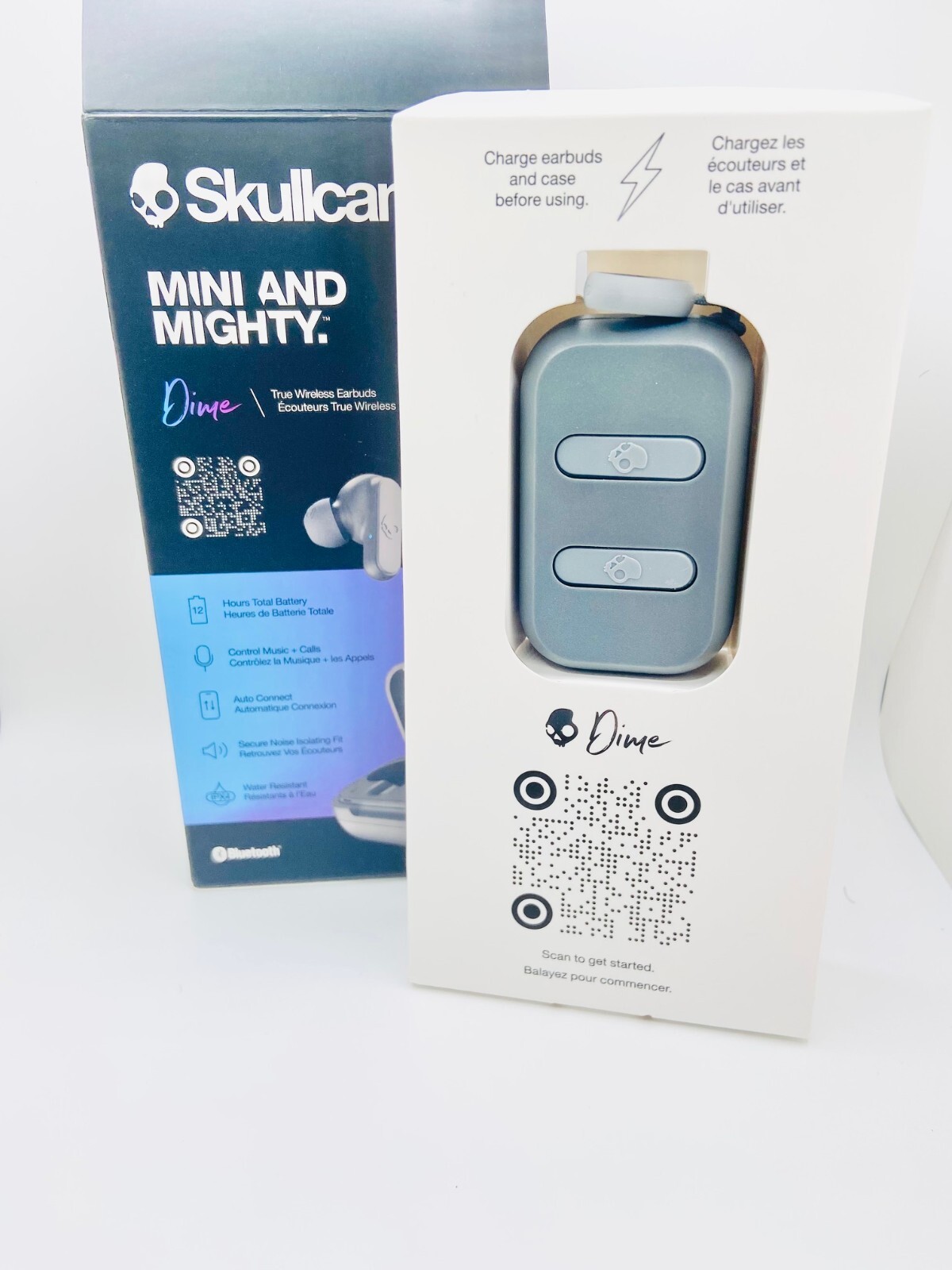 Skullcandy Dime In-Ear Wireless Earbuds, 12 Hr Battery, Microphone, Works with i