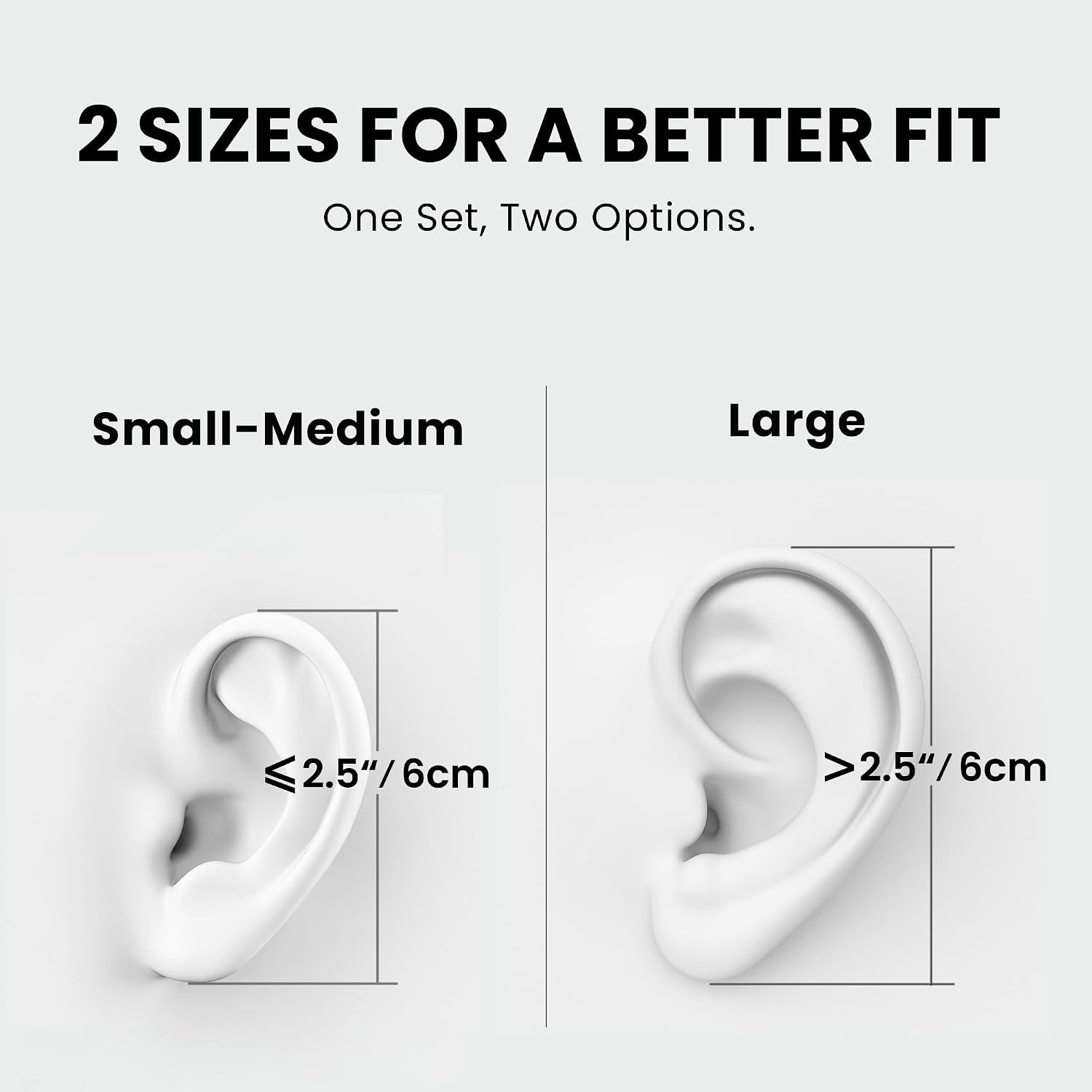 Resolve Open-Ear Earbuds Set | Small & Large Sizes