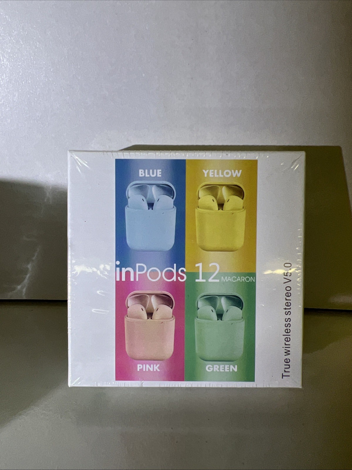 inPods 12 simple “True Wireless Stereo V5.0” Bluetooth Earbuds Green & Sealed