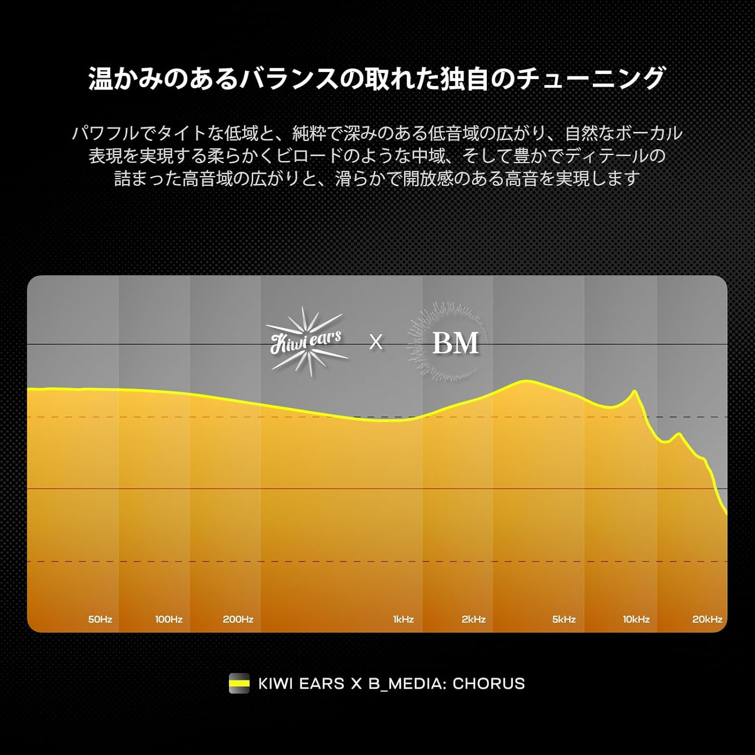 Kiwi Ears X B_Media: Chorus in Ear Monitor,Dlc Diaphragm Dynamic Driver Wired Ea