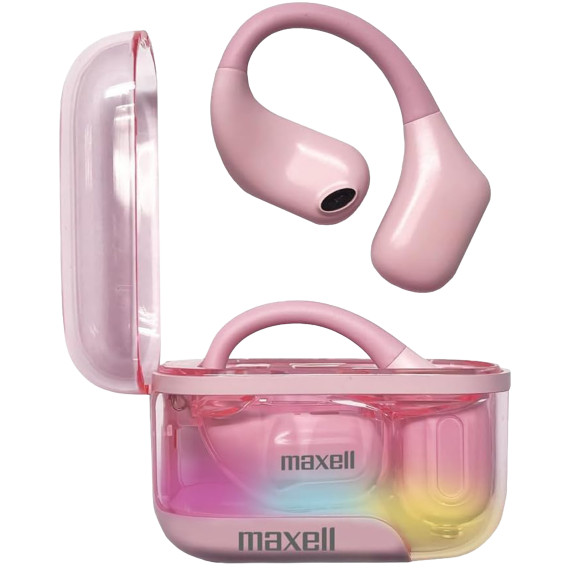 Maxell OWS Pro Bluetooth Open Earhooks (Pink)