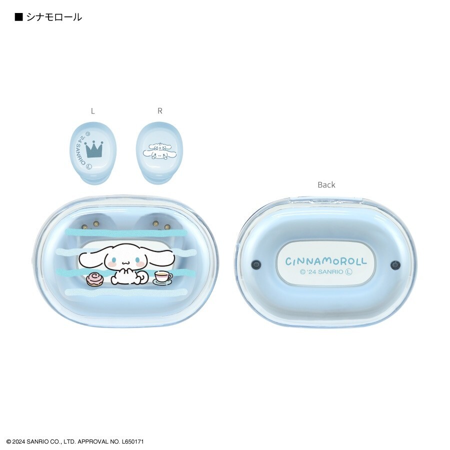 Cinnamoroll Wireless Stereo Earphones Blue SANG-458CN Gourmandise Sanrio
