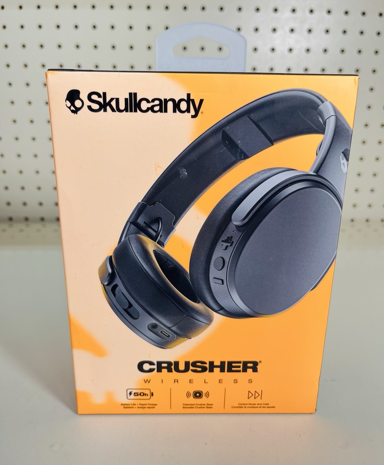 Skullcandy Crusher Wireless over-Ear Headphones, Black