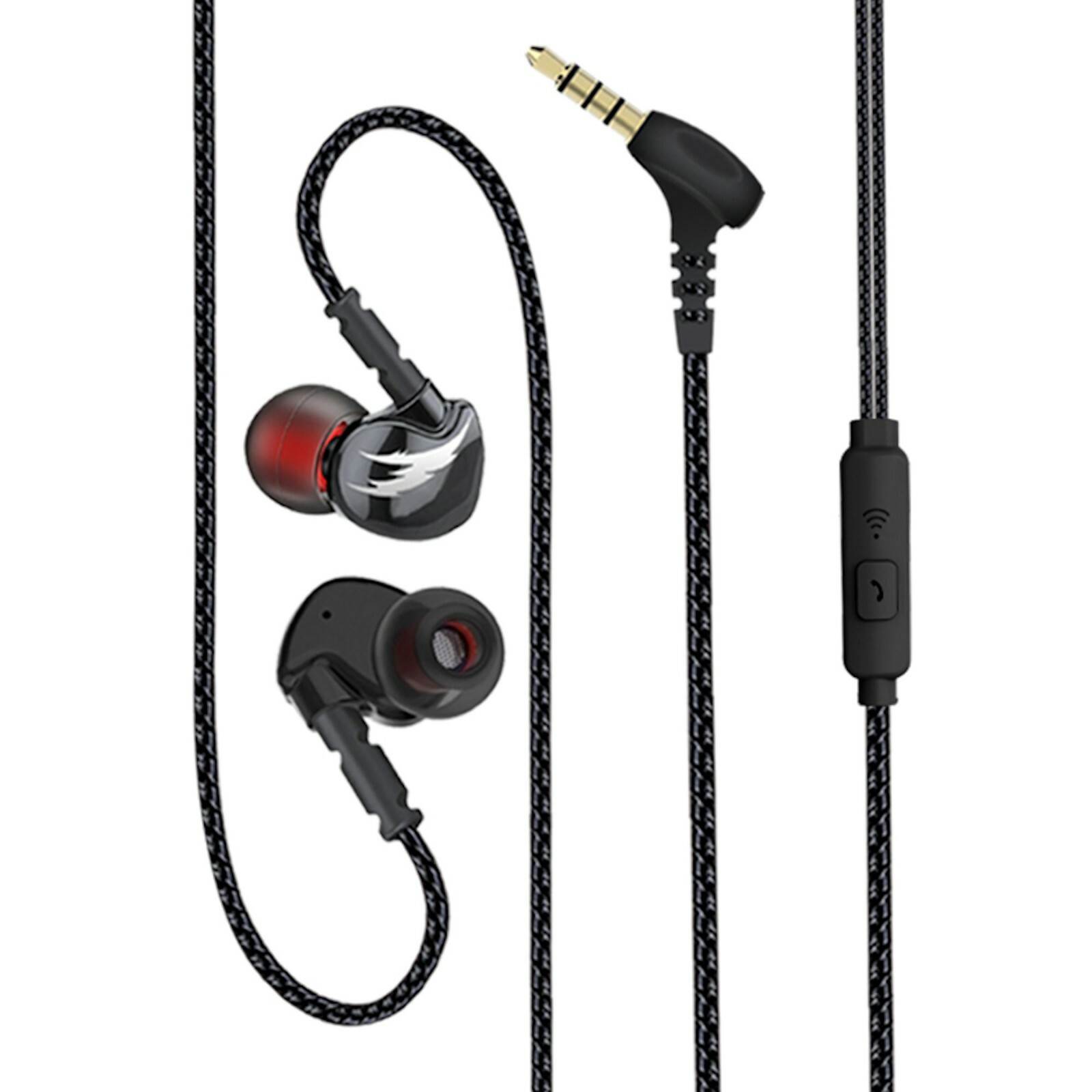 Super Bass Sport In-Ear Kopfhörer Ohrhörer V2 Headset Earphone Headphone Tasche