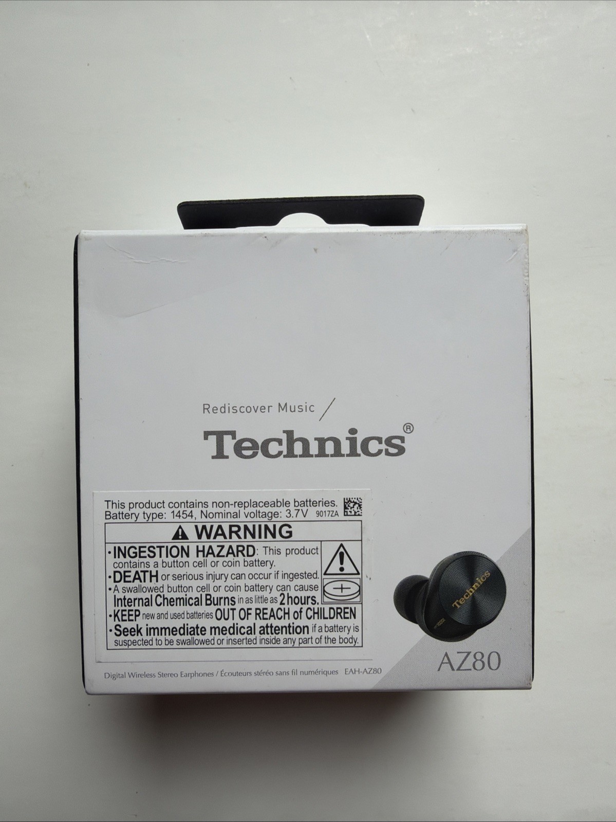 Technics AZ80 Noise-Canceling True Wireless In-Ear Headphones Black NEW SEALED