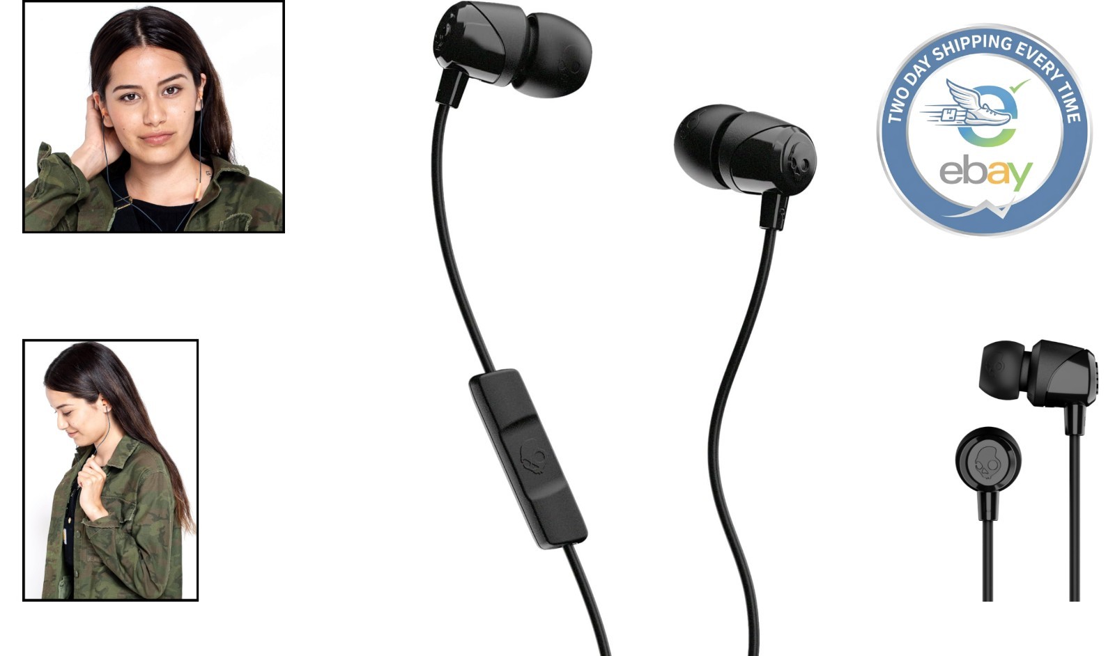 Travel-Ready Jib Wired Earbuds with Noise Isolation & Versatile Control Features