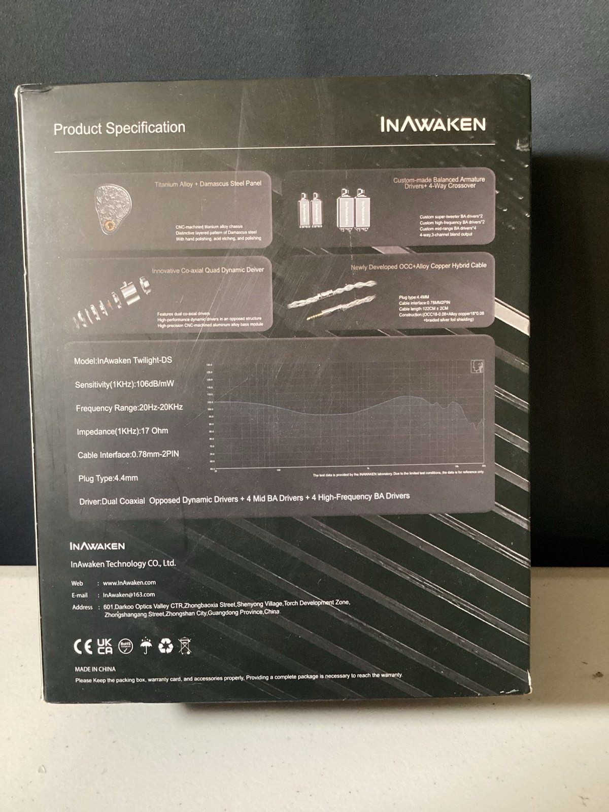 INAWAKEN Twilight-DS 4DD+8BA In-Ear Monitors