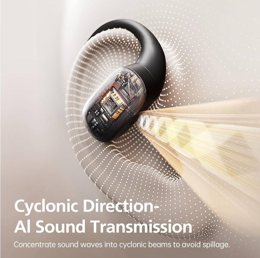 Yistao -Open Ear Headphones with 35 Hours Playtime, True Wireless Air Conduction