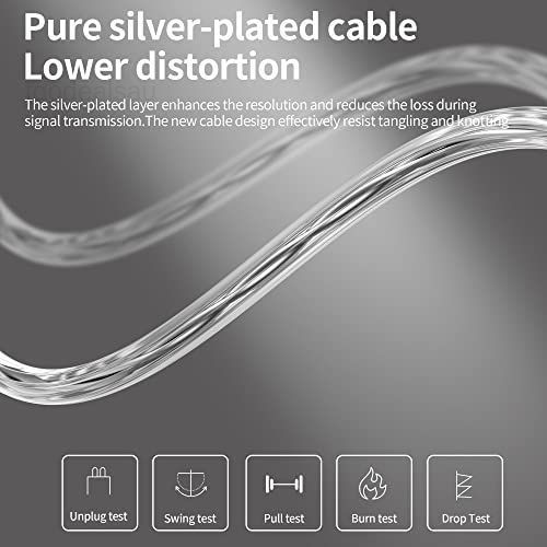 KZ ZSN PRO X IEM Earphones Dual Driver in Ear with mic, Pro X-black