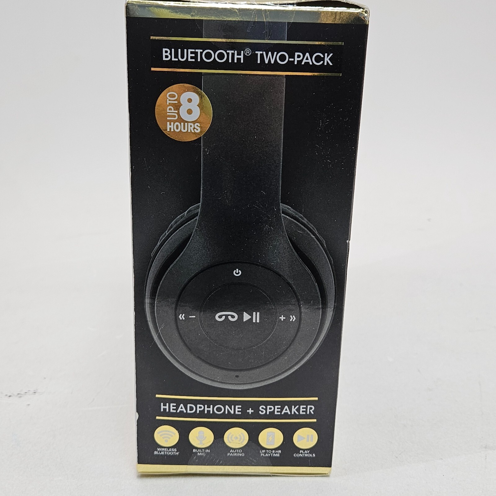 Sentry Platinum Wireless/wired Headphones & Speaker 2 Pack Bluetooth USB