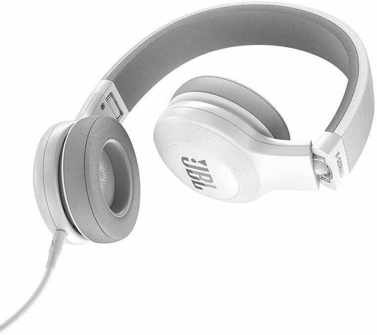 BLACK JBL E35 On Ear Signature Headphones Stereo Headset Mic Fabric Headband