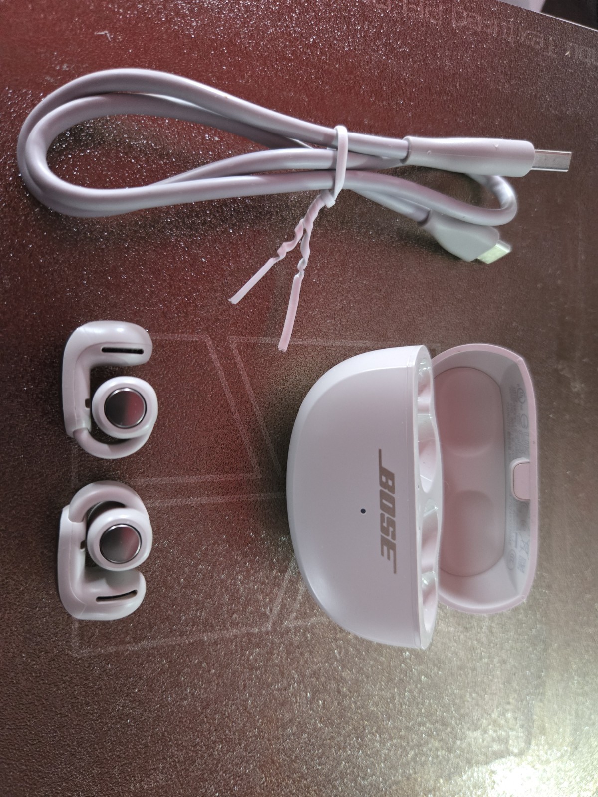 Slightly Used Bose Ultra Wireless Open Earbuds – White Smoke 438926