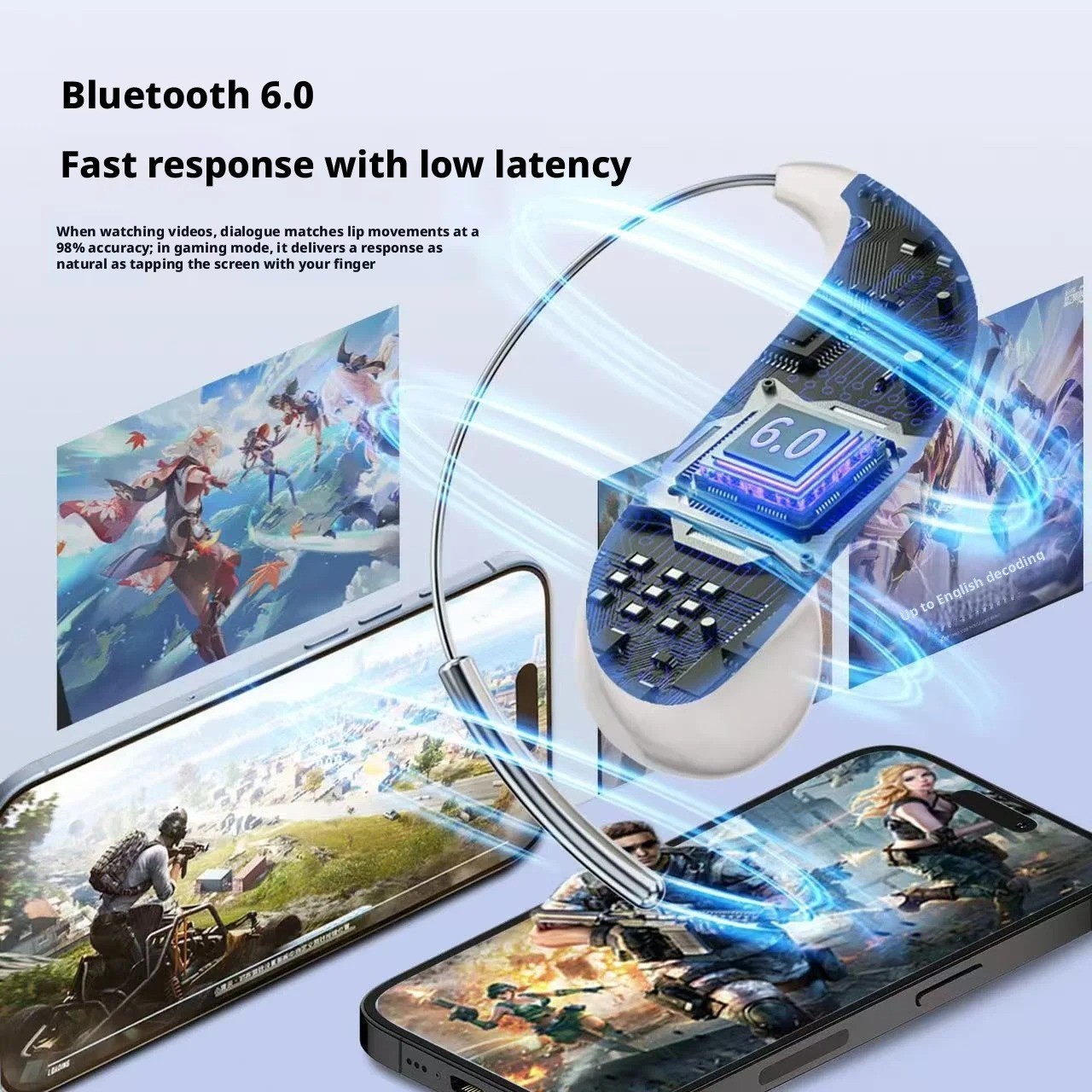 MONSTER C01 Zero Burden Bluetooth 6.0 Open Ear HD Call Dual Mic Long Battery