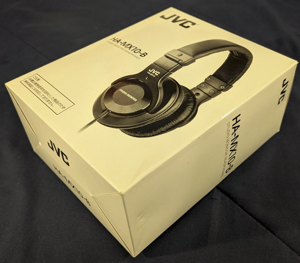 JVC Kenwood Victor HA-MX10-B Studio Monitor Headphones Hi-Res, US Seller, Rare!!