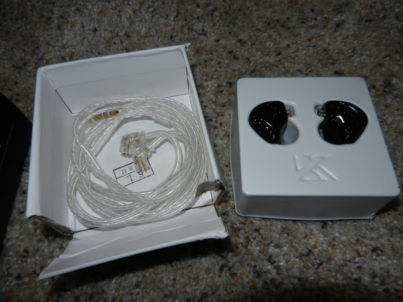 KZ Axas USB-C Gaming Earbuds IEM DSP Noise Isolating Earphones Black