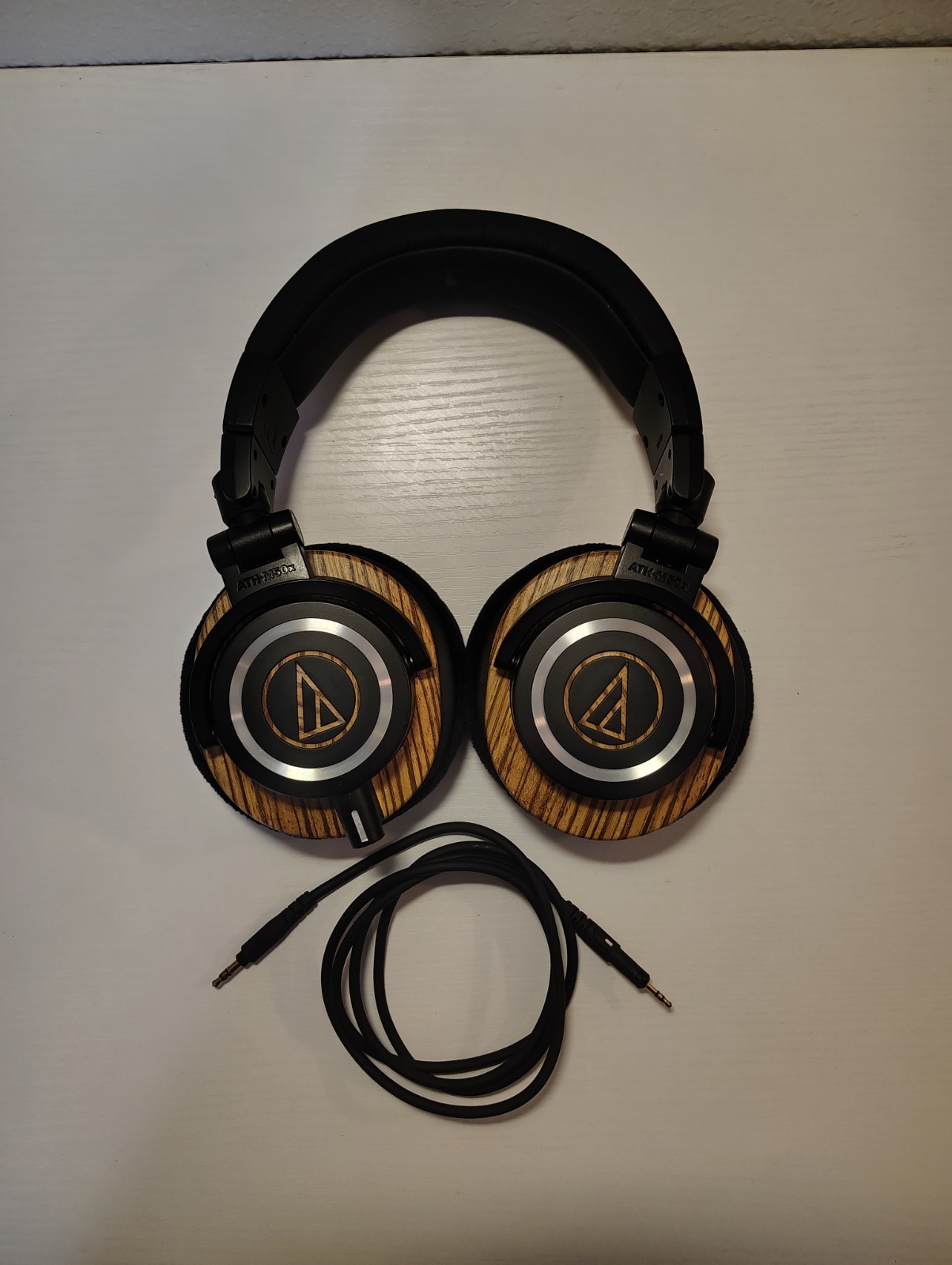 Audio-Technica ATH-M50x Custom Color Headphones Good Condition New Ear Pads