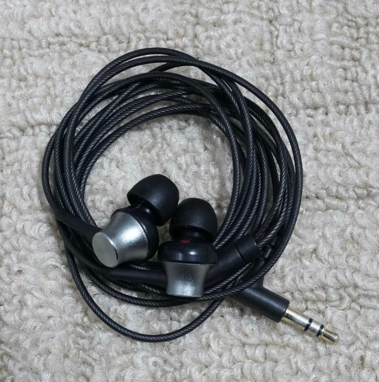 SONY MDR-EX450 Stereo Ear Receiver Headphones Aluminum Housing 12mm Driver Gray