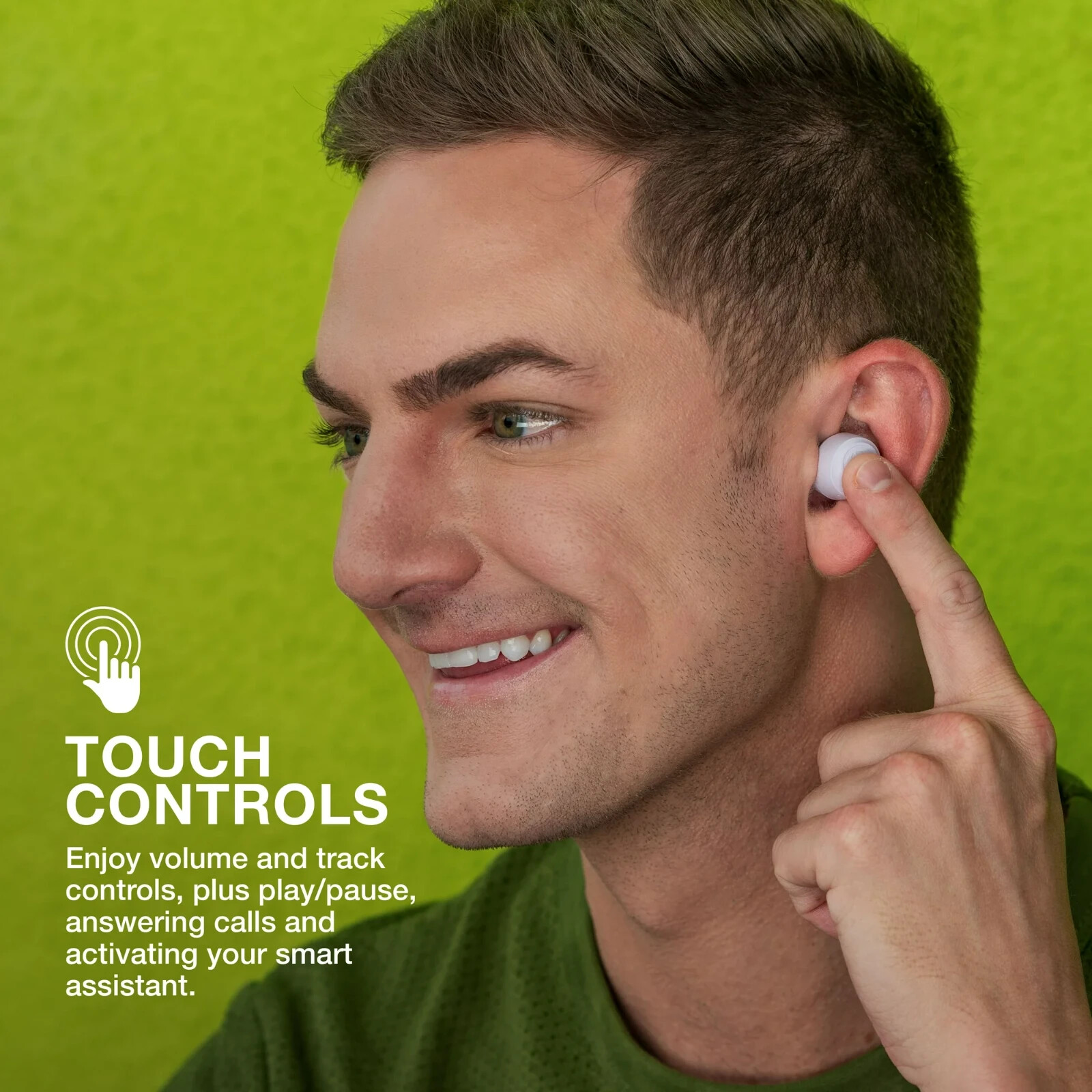 JLab GO Air POP True Wireless In Ear Headphones Color Lilac Damaged Box