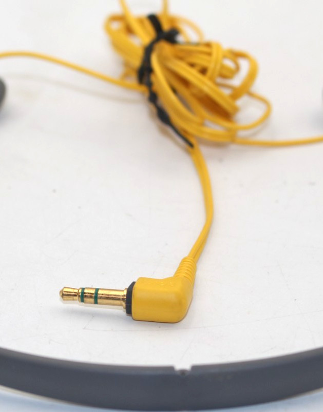 Sony Sports MDR-A30G Gray Yellow Wired Water Resistant In-Ear Stereo Headphones