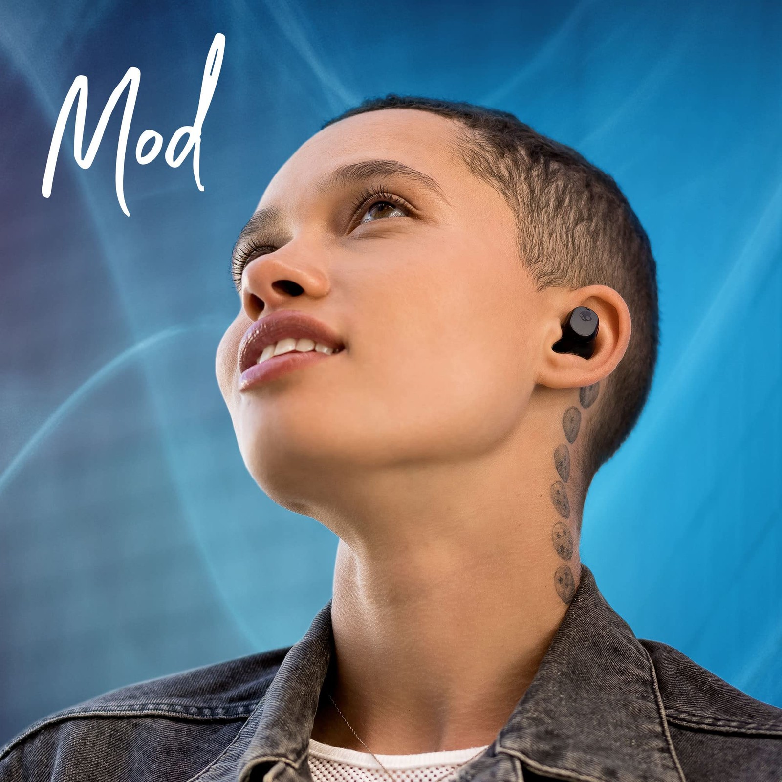Skullcandy Mod Bluetooth Earbuds with Microphone, True Wireless with Charging