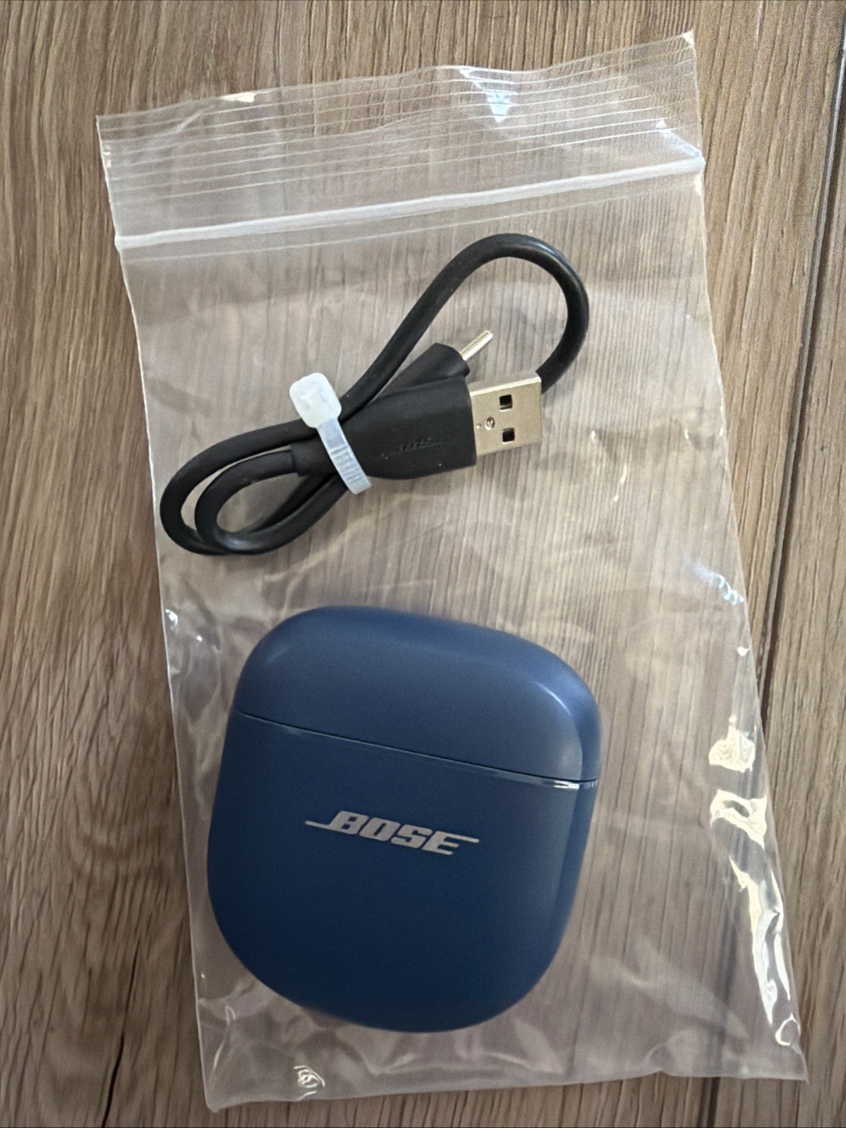 Used Bose QuietComfort Ultra Earbuds Noise Cancelling Bluetooth Lunar Blue InEar