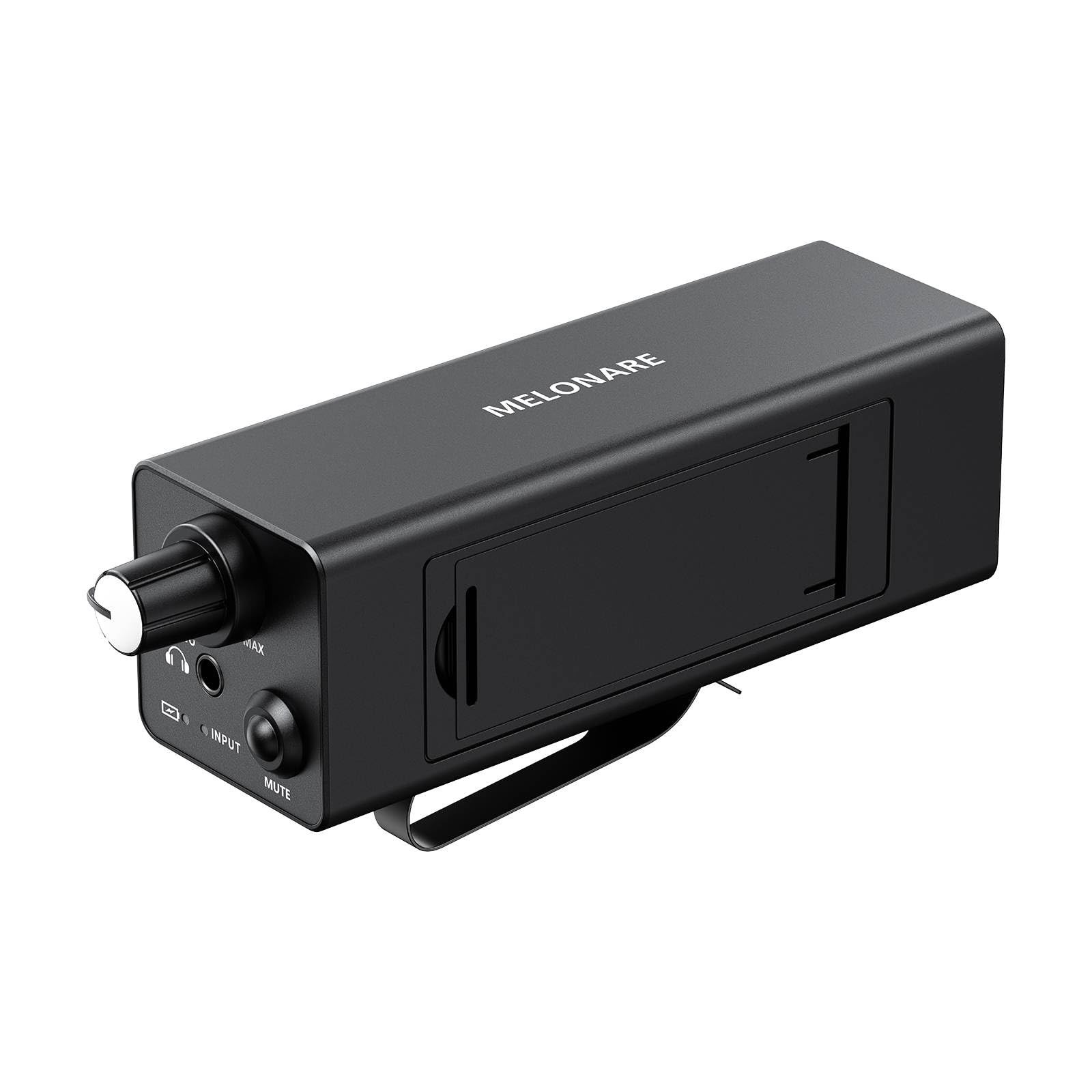 Portable Wired In-Ear Monitor Amplifier, Headphone Amp, XLR/TRS Inputs, Mute Con