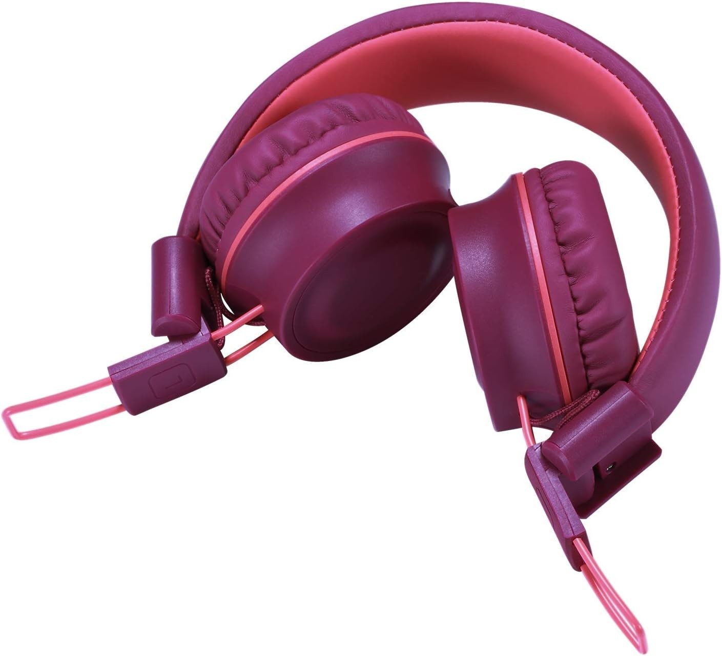 Kids Headphones K33 Foldable Stereo Tangle-Free 5ft Long Cord 3.5mm Jack Plug…